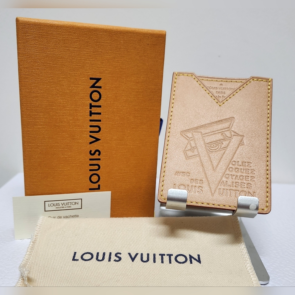 LOUIS VUITTON Voyagez Leather Limited Ed Card Holder COLLECTORS ITEM!!! - Picture 6 of 13
